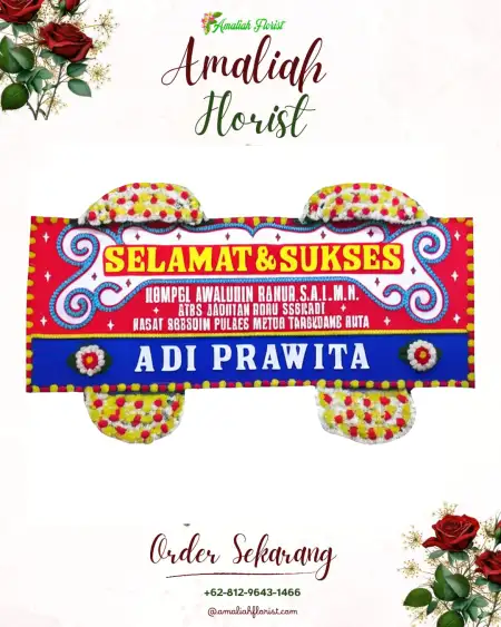 Papan Bunga Ucapan Selamat Banjardawa